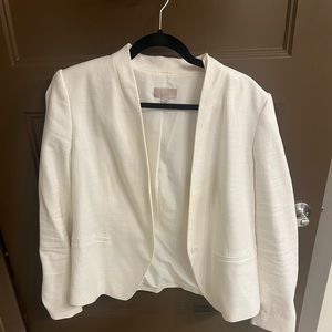 Loft White Blazer